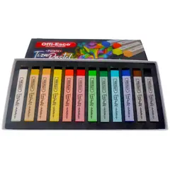 OFFI ESCO - Tizas Pastel Suaves Offi-Esco x12 Colores