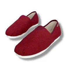 XIAN SHOES - Alpargata clasica mujer vinotinto total A99