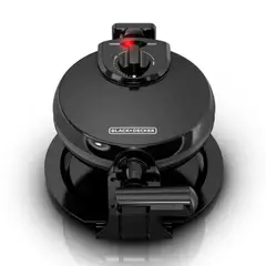 BLACK+DECKER - Waflera WM1000B Giratoria Negro
