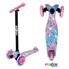 MULTIPLACE COLOMBIA - Patineta scooter para niños grande foxer scooter extra fina + Proteccion