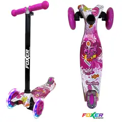 MULTIPLACE COLOMBIA - Patineta scooter para niña edicion especial luces led Foxer