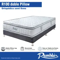 COLCHONES RAMBLER - Colchón R100 Doble Pillow 200X200