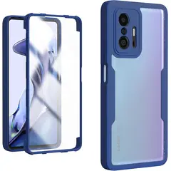 GENERICO - Estuche Forro Protector Funda 360 Para Xiaomi 11T / 11T pro Azul