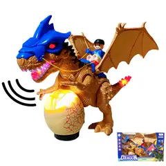 MULTIPLACE COLOMBIA - Dinosaurio robotico para niños con alas camina y canta