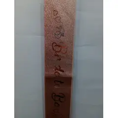 GENERICO - BANDA DESPEDIDA DE SOLTERA ORO ROSADA