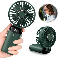 GENERICO - Mini Ventilador Portátil Recargable Verde