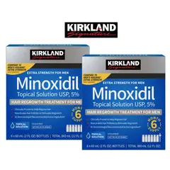 SIGNATURE - Minoxidil Kirkland 5% 2 Cajas + Derma Roller 0.5mm
