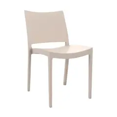 BONNO - Silla De Diseño Kiro Decorativa Moderna Cómoda Color Arena