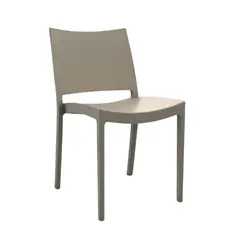 BONNO - Silla De Diseño Kiro Moderna Decorativa Cómoda Color Café
