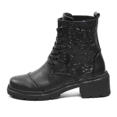 VILLABONR - Botas Cuero Mujer Negro VCR-9025