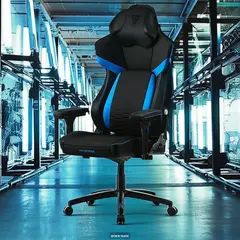 THUNDER - Silla Gamer ThunderX3 Core Racer Blue con Reclinación Ergonómica