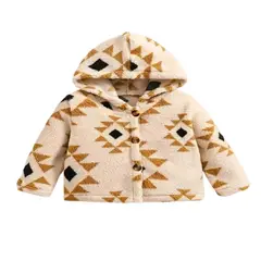 100 - Chaqueta Beige Estilo Geométrico