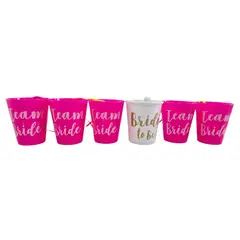 GENERICO - Copas Shots Despedida De Soltera Novia 6 Und