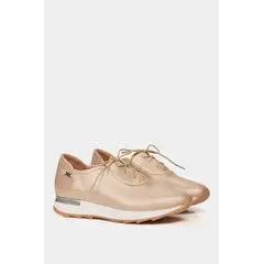 VELEZ - Vélez Zapatos Cordón De Cuero Para Mujer Suela Deportiva Dorado