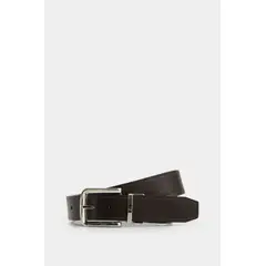 VELEZ - Vélez Cinturón Doble Faz Austen Cuero Hombre Cafe