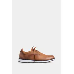 VELEZ - Vélez Zapatos Cordón Piero Cuero Hombre Suela Deportiva Miel