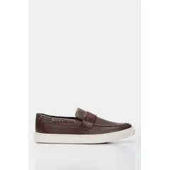 VELEZ - Vélez Mocasines Deportivos De Cuero Para Hombre Vintage Cafe