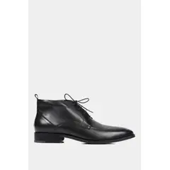 VELEZ - Vélez Botas Office De Cuero Para Hombre Cortes Básicos Negro