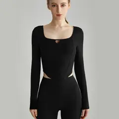 VANN - Top Deportivo Manga Larga Para Mujer