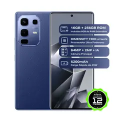 INFINIX - Celular Note 50s 256Gb8+8Ram 5G Azul + Obsequio