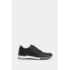 VELEZ - Vélez Tenis Vuelos De Cuero Para Hombre Combinación De Texturas Negro