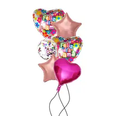 GENERICO - Globos Metalizados Feliz Dia Mama Decoracion Dia Madre X6