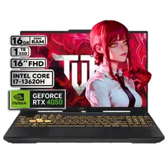 ASUS - PORTÁTIL GAMER INTEL CORE I7-13620H 16GB RAM 1TB SSD RTX 4050 6GB 16" FHD MECHA GRAY