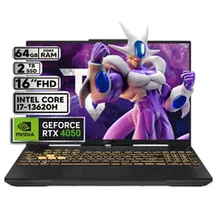 ASUS - PORTÁTIL GAMER INTEL CORE I7-13620H 64GB RAM 2TB SSD RTX 4050 6GB 16" FHD MECHA GRAY