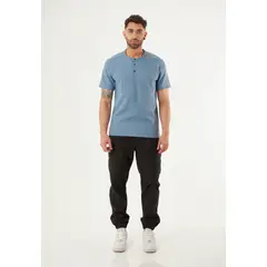BELIFE - Jogger cargo negro para hombre