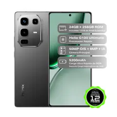 INFINIX - Celular Note 50 Pro 256Gb/12+12Ram Negro + Obsequio