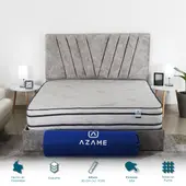 AZAME - Colchón Enrollado Premium King Ortopédico Firmeza Alta Antiflama 200x200