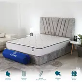 AZAME - Colchón Enrollado Antiflama Deluxe King Ortopédico Resortes Pocket 200x200