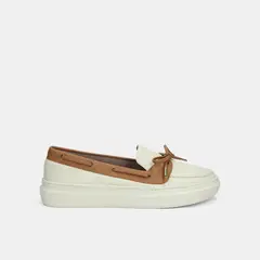 BATA - Mocasines Para Mujer Blanco Hueso