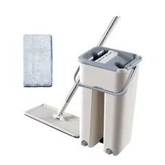 OEM - Trapeador Trapeador Para Piso Fregona Plana Con Escurridor T