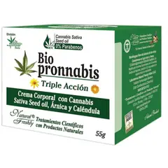 NATURAL FRESHLY - CREMA CORPORAL CANNABIS SATIVA X55 GR