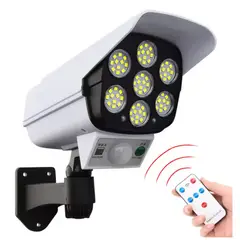 GRUPO B - Lámpara Led de Panel Solar Sensor de MovimientoTipo Camara Exteriores