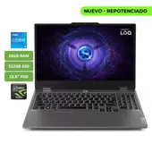 LENOVO - PORTATIL LOQ - CORE I5 12450HX - 24GB RAM - 512GB SSD - 15,6" FHD - RTX 3050 6GB - MOD 15IAX9