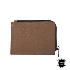 TOTTO - Billetera De Cuero Slice Terreo Pequeña