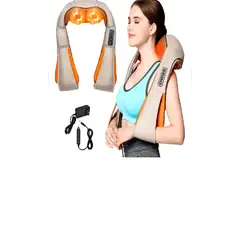 SKY - Masajeador Electrico Cuello Hombro Espalda Calor Beige Genérica
