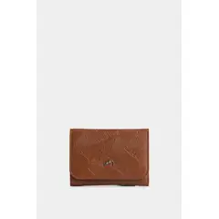 VELEZ - Vélez Billetera Colory De Cuero Para Mujer Grabado Placa Palmeras