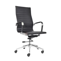BONNO - Silla Gerencial Boss Inter Espaldar Alto Moderna Color Negro