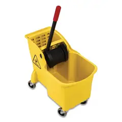 RUBBERMAID - Balde Escurridor Tandem 25 Lts Amarillo 1887304