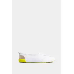 VELEZ - Vélez Tenis Atenas 3 De Cuero Liso Mujer Cordón Fibra Natural Blanco