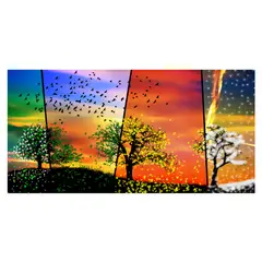 GENERICO - Cuadro Decorativo Marco MDF Imagen Digital vinilo adhesivo 120x60cm