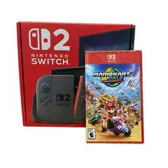 NINTENDO SWITCH - Consola 2 + Mario Kart World Fisico
