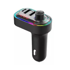 GRUPO B - Adaptador Para Carro Bluetooth Player Wireless Mp3 7 Colores