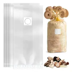 GENERICO - Bolsas Para Cultivo De Hongos Y Setas Con Valvula X10