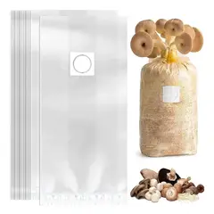 GENERICO - Bolsas Para Cultivo De Hongos Y Setas Con Valvula X20