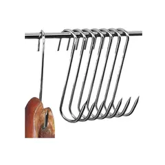 AMERICAN GENERICS - 10 Ganchos Para Asado Barril 13 Cm, Para Colgar Carne Y Más Agregar a favoritos