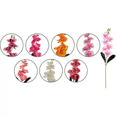 MAZUGI - Vara De Orquídeas Arreglos flores Artificiales Decoración X1und